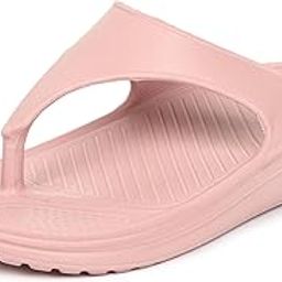 Pink Solid Slip-On Casual Slippers for Women-image-42