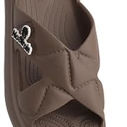 Women's Waterproof Cross Strap Sandals | Cushioned Soft Sole | Non-Slip EVA Slip-On Sandals-image-17