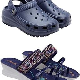 Extra Soft Classic Casual wear with Flexibility Technology Wedges Combo for Women's/Girl's(6131-1947)()-image-97