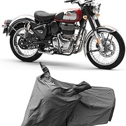 TRAUENIE™ Waterproof Bike Body Cover Compatible with Royal Enfield Classic 350 | Protection Against Rain, Snow, and Sun Rays | Durable & Breathable Design |-image-38