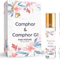The Rupawat Perfumery House Combo Of Camphor & Camphor G1 Attar Perfume for Men & Women | Non-Alcoholic Roll-On Long-Lasting Fragrance 6ML Each (12ML Pack).-picture-19