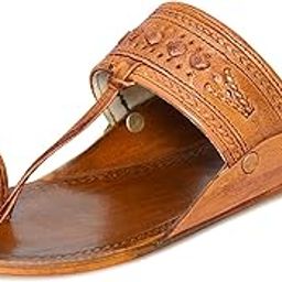 | Men’s Leather Kolhapuri Chappal | Traditional Handcrafted Indian Slippers for Men | Comfortable, Durable Footwear for Men, Weddings, Ethnic & Festive Outfits-image-46