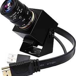 ELP 4K HDMI USB Camera Manual Zoom Webcam Simultaneously Output Telephoto Camera for Computer TV Projector for Monitor 2.8-12mm 4X Zoom Camera Mini Lightburn Camera Industrial USB Security Camera-image-63