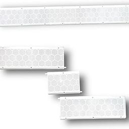 MEI Wall Air Ventilation Cover I Air Ventilation Closer with Mosquito Net, Dust Controller (42cm x 15cm) (2 pcs, with 1 Extension), White-27