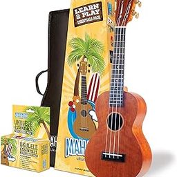 Mahalo Java Series Concert Ukulele Trans. Brown with Essential Pack, MJ2TBRK-image-35