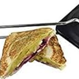 RADHIKA STORE Non Stick Gas Sandwich Toaster Maker - Aluminium, Black, 1pc (Grill Toaster)-30