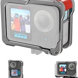 Yantralay Premium Aluminum Protective Case for Go Pro Hero13/12/11/10/9 Tough Aluminum Cage Maximum Protection with Minimal Weight Accessory.-24