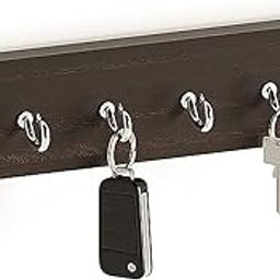 ERAWUD Wooden Key Holder/Wall Decor/Hanging Key Chain Holder/Stand/Key Hanger/Multipurpose/Key Hook/Rack/Organiser/Shelf for Home, Shop, Store & Office 5 Hook-image-27