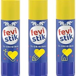 Fevistik Glue Stick 25g, Pack of 3 | Multi-Purpose Glue Stick for School Projects, Art & Craft, DIY | Suitable for School & Office Activities | Easy to Use-18