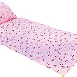 UJEAVETTE Picnic Blanket with Headrest Comfortable Beach Cushion for Lawn Grass Hiking Cherry 85x210cm-24