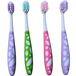 6 Pack Soft Bristle Toothbrush for Kids Deep Clean Manual Toothbrush with Tongue Cleaner | BPA-Free | Sensitive Teeth & Gums | Travel-Friendly Oral Care-image-90