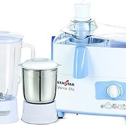 Kenstar Yuva DX 450-Watt Juicer Mixer Grinder with 2 Jars (White & Blue)-30