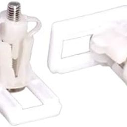 KINIK Toilet Seat Cover Hinges Soft Closing Screw PVC Spare Part Accessories for Western Toilet Seat Cover (35mm)-image-8