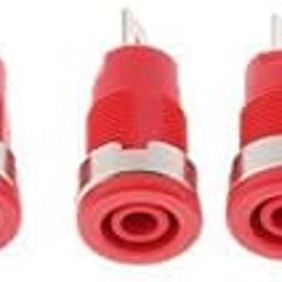 bnf® 3x5pcs 4mm Banana Plug Safety Socket Panel Mount Binding Post Socket 32A Red-picture-16