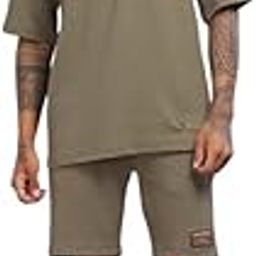 Soft Popcorn Fabric Co-ord Set for Men | Knee-Length Co-ord Set with Solid Print | 2-Pocket Casual Wear-image-89