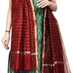 Stiched banarasi silk fency dres with tafeta pant and cotton dupptta| eligant style and design - 126 for the size of --image-56