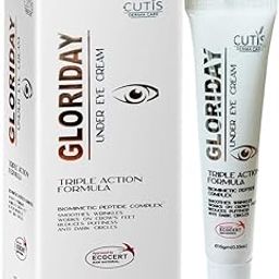 Gloriday Under Eye Cream with Triple Action Formula, Biomimetic Peptide Complex, 15gm-53