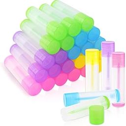 25 Empty Clear Empty Lip Balm Tubes Empty Lipstick Containers with Lids, Refillable Lip Balm Tubes, for Homemade Lip Gloss Lipstick, 5ml Plastic Containers-image-46