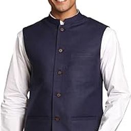 Men's Cotton Nehru Jacket-picture-44