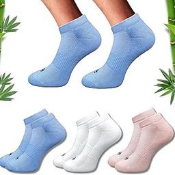 Premium Bamboo Unisex Socks - Low Cut (Set of 3: Navy + Olive + Sky Blue) | 88% Bamboo Fabric, Anti-Bacterial,Soft.-picture-16