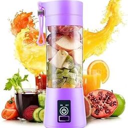 USB Rechargeable Mini Juicer Blender,Portable Blender,Electric Bottle Grinder Mixer, Personal Size for Juices, Shakes and Smoothies,Fruit Juicer Machine (asoreted)-image-84