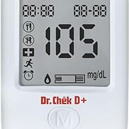 Dr. Chek D+ Blood Glucose Meter Kit (25 Strips 25 Lancets) | Glucometer Monitoring Device-image-80
