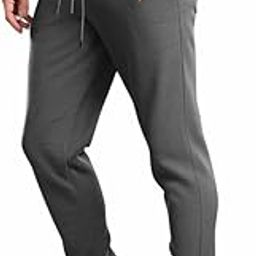 Solid Gym Pants for Men | Slim Fit Athletic Track Pants | Running Workout Pants with Pockets |Men Joggers Track Pants-picture-17