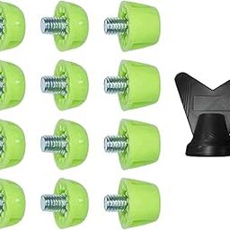 LOOM TREE® 12x Football Boot Studs for Athletic Sneakers Indoor Outdoor Sports Training Green | Outdoor Sports | Track & Field-picture-35