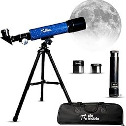 Pie Matrix Neo 50/360 HD Zoom Refractor Telescope – 90x Magnification, 360° Rotating Tripod, Clear Views of Moon, Planets & Wildlife, Lightweight Travel Bag – Ideal for Beginners & Stargazers.-11