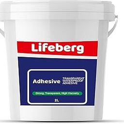 Lifeberg 2Kg/2L Transparent Waterproof with Brush Transparent Resin Epoxy for Roof Leakage Crack Seal Agent Roof Water Leakage Solution Water Proof Glue for Waterproofing-image-52