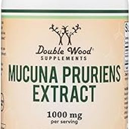 Mucuna Pruriens Extract Capsules - Dopamine Boosting Supplement - 210 Count, 1,000mg Per Serving, 20% (from Velvet Bean) (for Mood and Motivation Support) Third Party Tested by Double Wood-picture-26