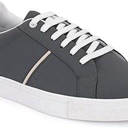 Women's Casual Shoes | Colorblock Sneakers with Ultra Soft Cushion Lace-Up Shoes All-Day Comfort | Trendy & Lightweight Design | Low Top Flat Sole (7611)-image-75