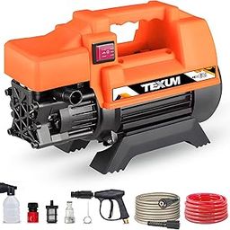 TEXUM TX-15 Portable high Pressure Car Washer Machine for Washing car, Bike, Vehicles, 150 Bar Max Pressure and 2.0 KW Motor Power. (Updated Model)-17