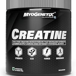 Myogenetix PLATINUM 100% PURE CREATINE MONOHYDRATE (100 SERVINGS) For Strength, Size, Power and Endurance | Powder Form Creatine |-23