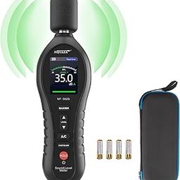 Decibel Meter, NOYAFA Digital Sound Level Meter with A/C Weighted, 30 to 130 dB SPL Meter with MAX/MIN, Data Hold, Auto Power Off,Alarm, Noise Meter for Classroom, Office, Factory-17