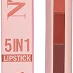 NY Bae 5 in 1 Lipstick - Nude Moods 02 (6.5g) | Lip Crayon | Nude Pink and Brown Shades | Natural Finish | Lip and Cheek Tint | Eyeshadow | Lipstick | Bronzer | Travel Kit | Multi-stick-image-28
