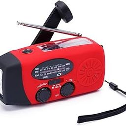 Solar Powered USB Reachargeable 2000mAh wb/NOAA Emergency Radio (FM/AM) and Torch-24