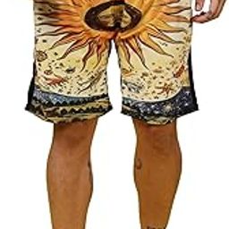 Sunflower Printed Men Shorts-image-41
