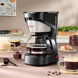 Borosil Brew Pro Drip Coffee Machine with Borosilicate Glass Carafe (600 ml) | 550W Coffeemaker | 6 Cups Capacity | Anti-Drip Function, Auto Shutoff, Keep Warm Plate | 2 Years Warranty | Black-18