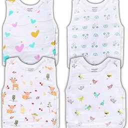 hesheeKids 100% Organic Cotton Jabla for Baby 0-3 Months | Soft, Breathable & Comfortable | Baby Book Jablas for Summer & Winter | Pack of 4 | Easy Dressing-image-87