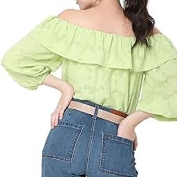 Women's Polyester Oversized Fit Stylised Top-image-72