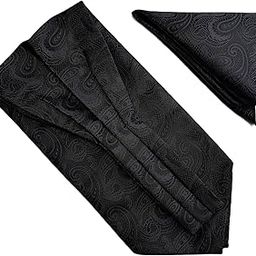 France Men's Self-Design Cravat Ascot Neck Tie for Men Free Size Microfiber Fabric-image-49