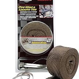 Design Engineering 010123 2" x 25' Pipe Wrap Kit with 4 Locking Ties - Titanium-image-35