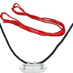Pure Silver(chandi) Tabiz/taveez with Pure Cotton Black and Red Threads for Childrens, Men, Women and for gifting purpose (wt. 2.25 grams)-image-27