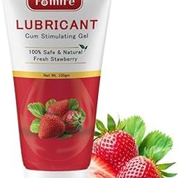 Famire Strawberry Lubricant Gel I Water Based IInstant Arousal with Soothing Effects Lubricant (100 L)-image-49