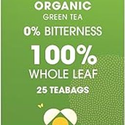 Teabox Organic Green Tea | 25 Tea Bags with 100% Whole Leaf Green Tea | Rich in Antioxidants | Smooth and Fresh Flavour | Low Caffeine-14