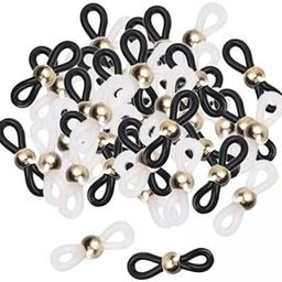 ™ 2x50Pcs Eye Glasses Spectacle Chain Strap Holder Loop Ends Black white 1 | Other Beads & Jewelry Making | Beads & Jewelry Making-image-62