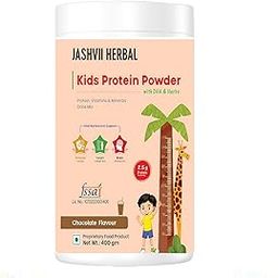 JASHVII HERBAL SuperMilk Height+ - Double Chocolate, 400g | Nutrition Kids Protein Powder for Growth,Immunity, Active & Strong Kid Protein Shake (400 g)-image-1