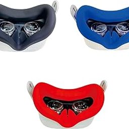 VR Accessories for Quest 2 (3Pcs/Black+Red+Blue)-picture-1