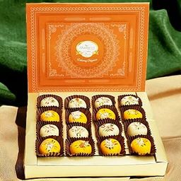Ghasitaram Gifts Diwali Gifts Sugarfree Sweets - Mawa Peda Box, 400g-image-5